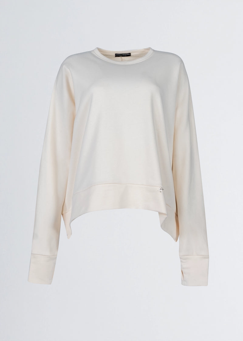 Paola T. Felpa corta in cotone stretch Offerte