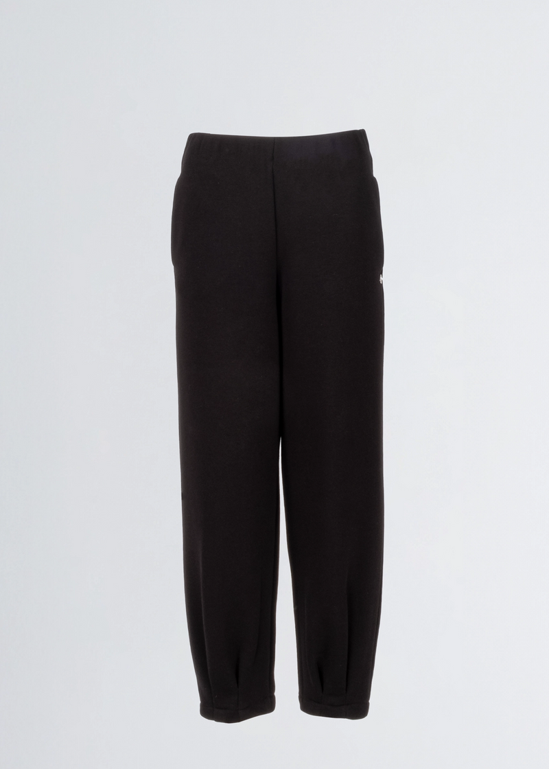 Paola T. Pantalone in cotone con pinces Nuova