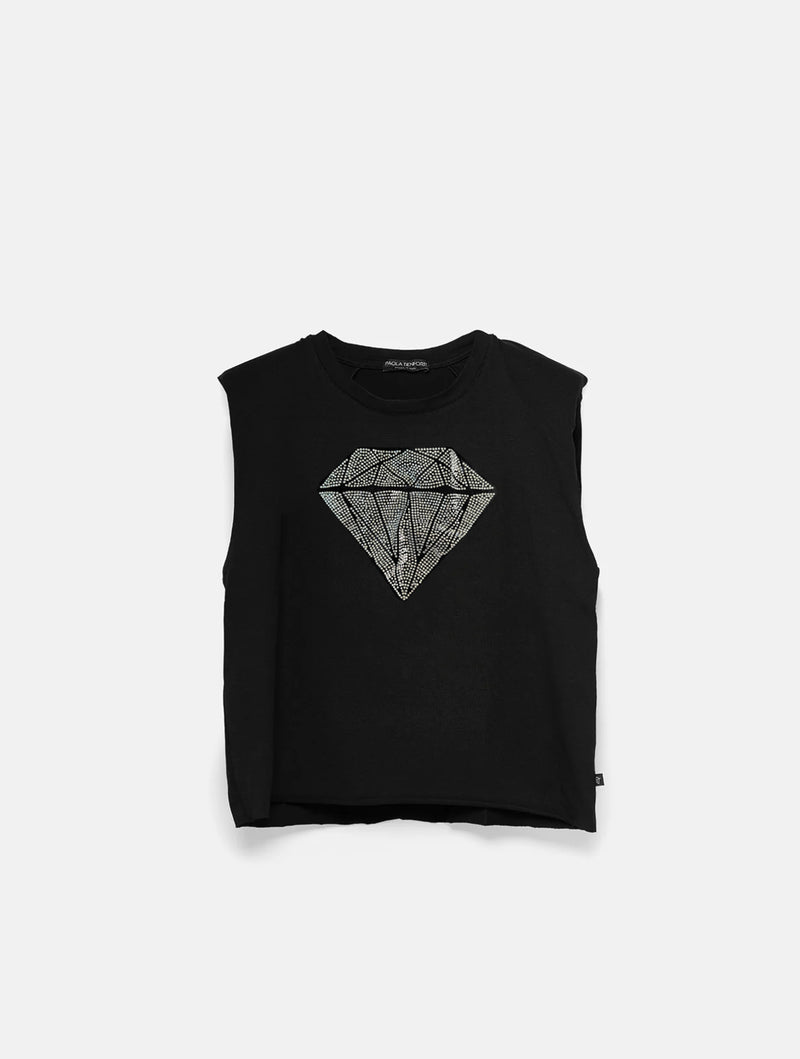 Paola T. T-shirt smanicata Diamond Offerte giornaliere