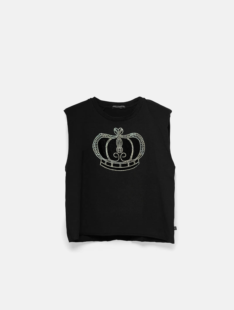 Paola T. T-shirt smanicata Queen Enormi risparmi
