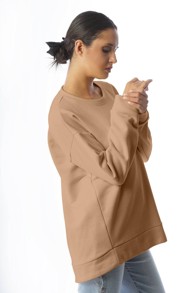 Paola T. Felpa in cotone stretch Black Friday Prezzi