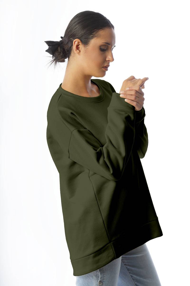 Paola T. Felpa in cotone stretch In vendita