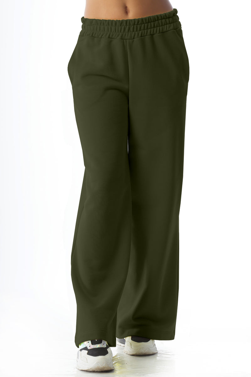 Paola T. Pantalone palazzo in cotone Nuovo