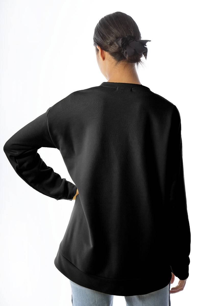 Paola T. Felpa in cotone stretch Sconto