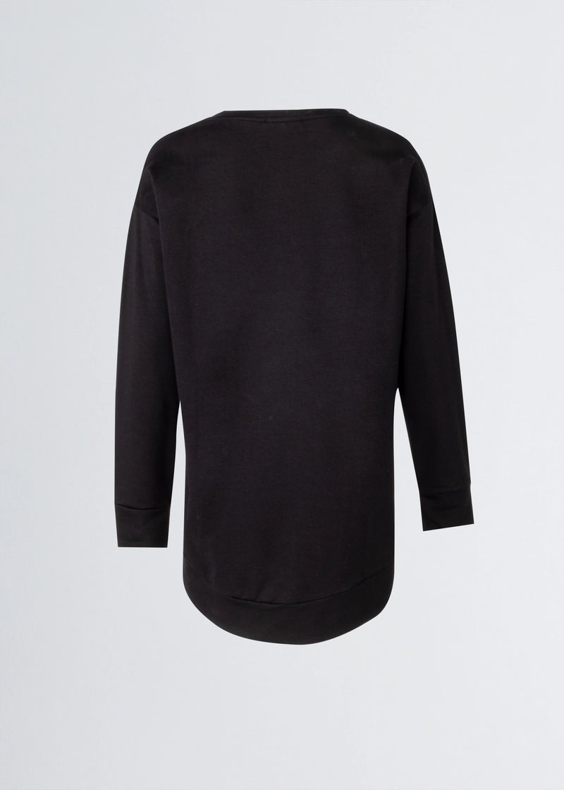 Paola T. Felpa in cotone stretch Sconto