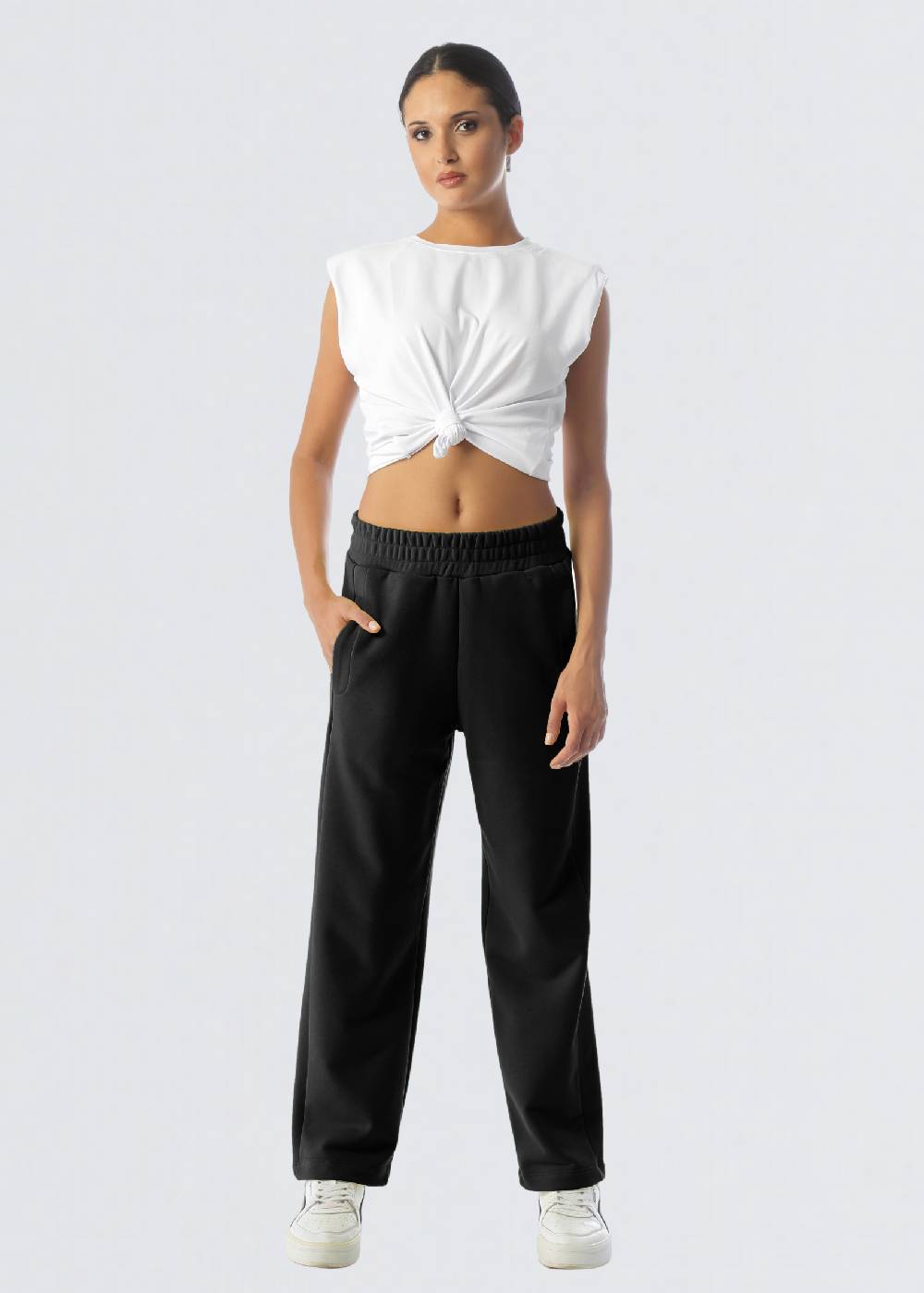 Paola T. Pantalone in cotone stretch Vendite Flash