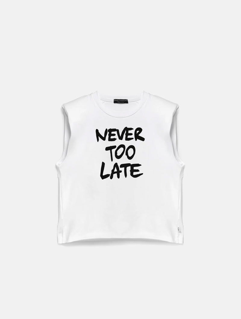 Paola T. T-shirt smanicata Fino al 50% di sconto