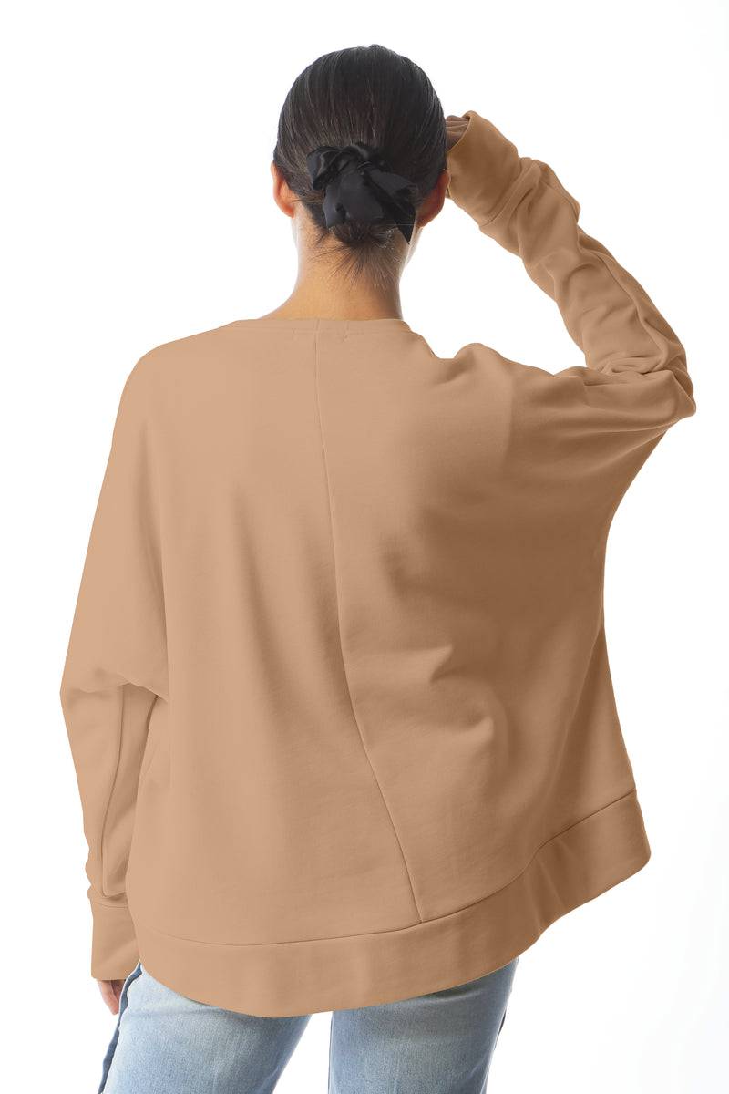 Paola T. Felpa corta in cotone stretch Vendita Economica