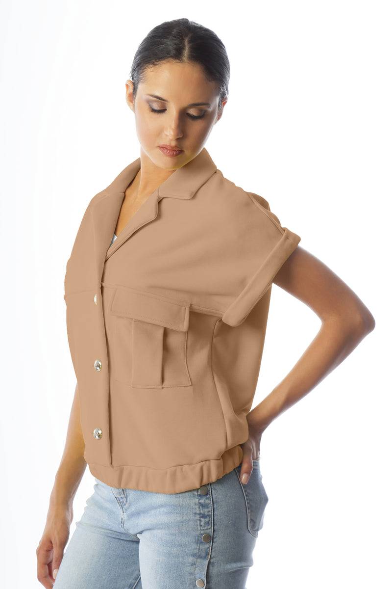 Paola T. Felpa in cotone stretch Negozio
