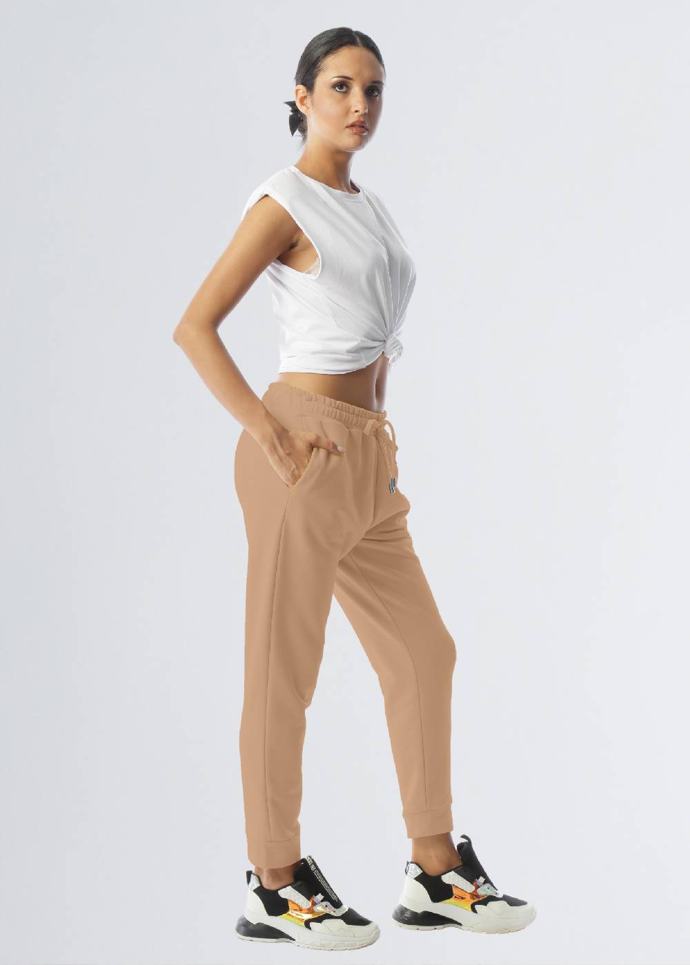 Paola T. Pantalone in cotone stretch Negozio online di fabbrica