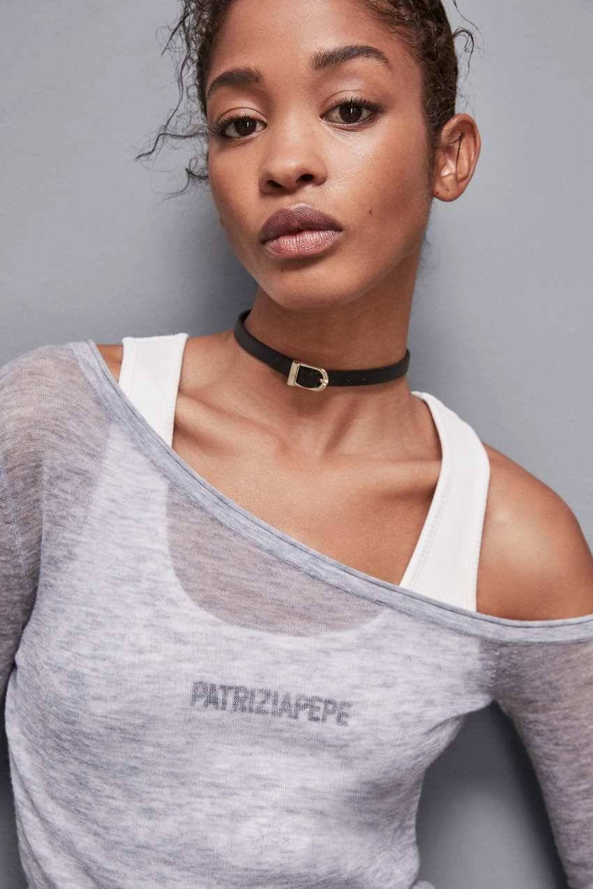 Patrizia Pepe Maglia in lana maniche lunghe Italy