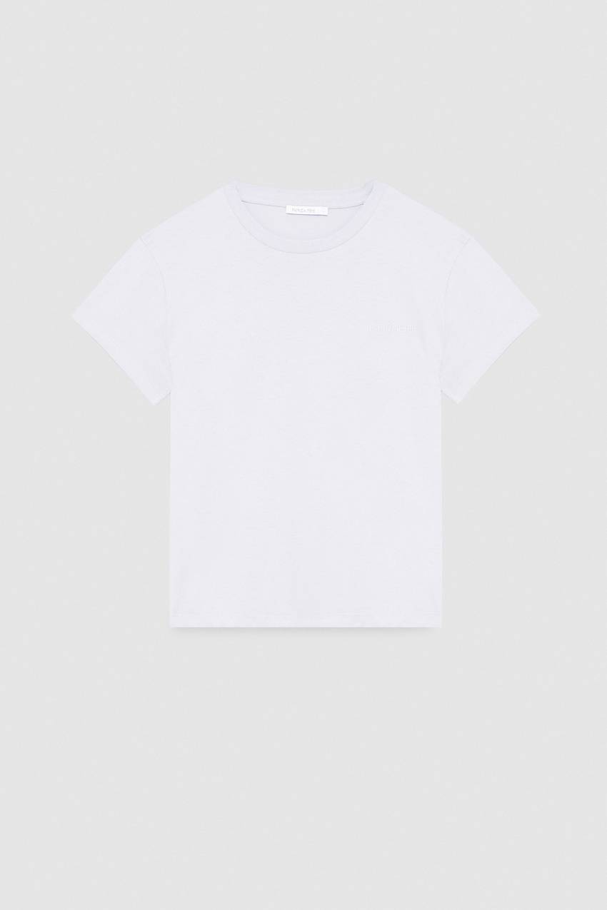 Patrizia Pepe T-shirt maniche corte con logo in cotone organico Saldi Di Fabbrica
