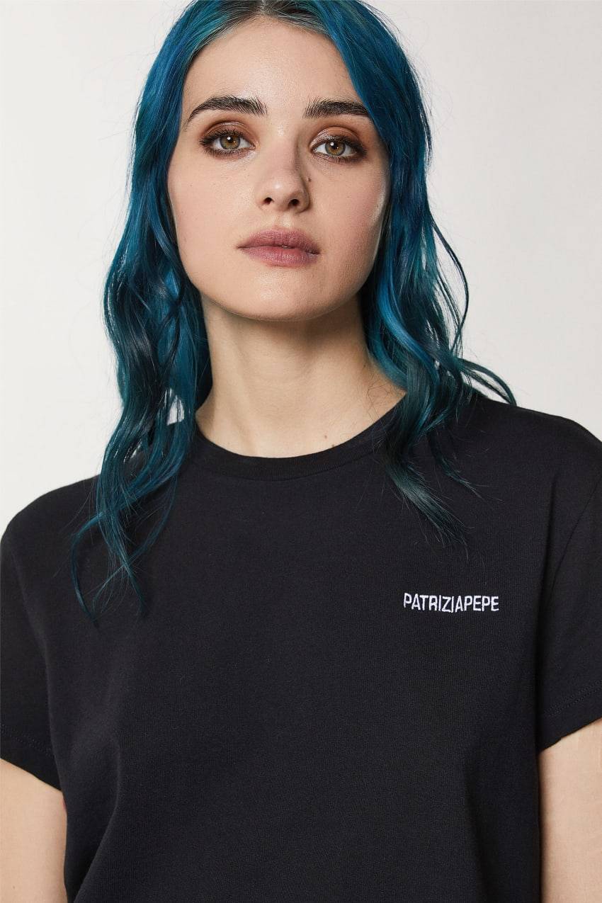 Patrizia Pepe T-shirt a maniche corte in jersey 2025