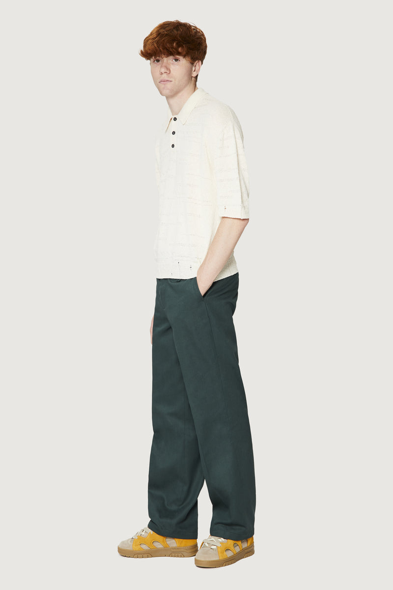 ﻿Paura ADAM KNIT POLO SHIRT OFF WHITE Prezzo Ridotto