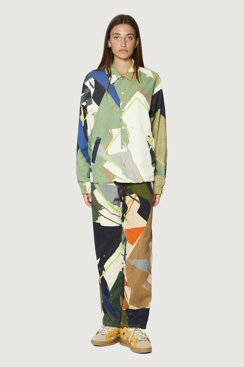 Paura CARA COACH JACKET GREEN CAMO