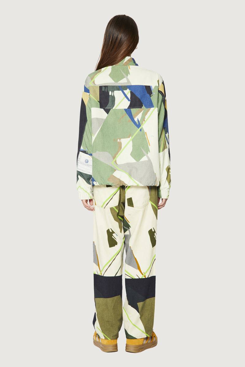 Paura CARA COACH JACKET GREEN CAMO Offerta