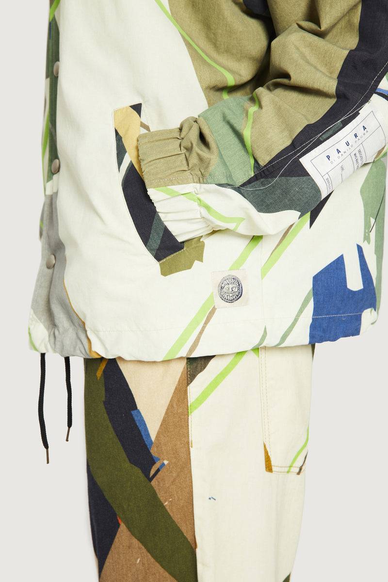Paura CARA COACH JACKET GREEN CAMO Offerta