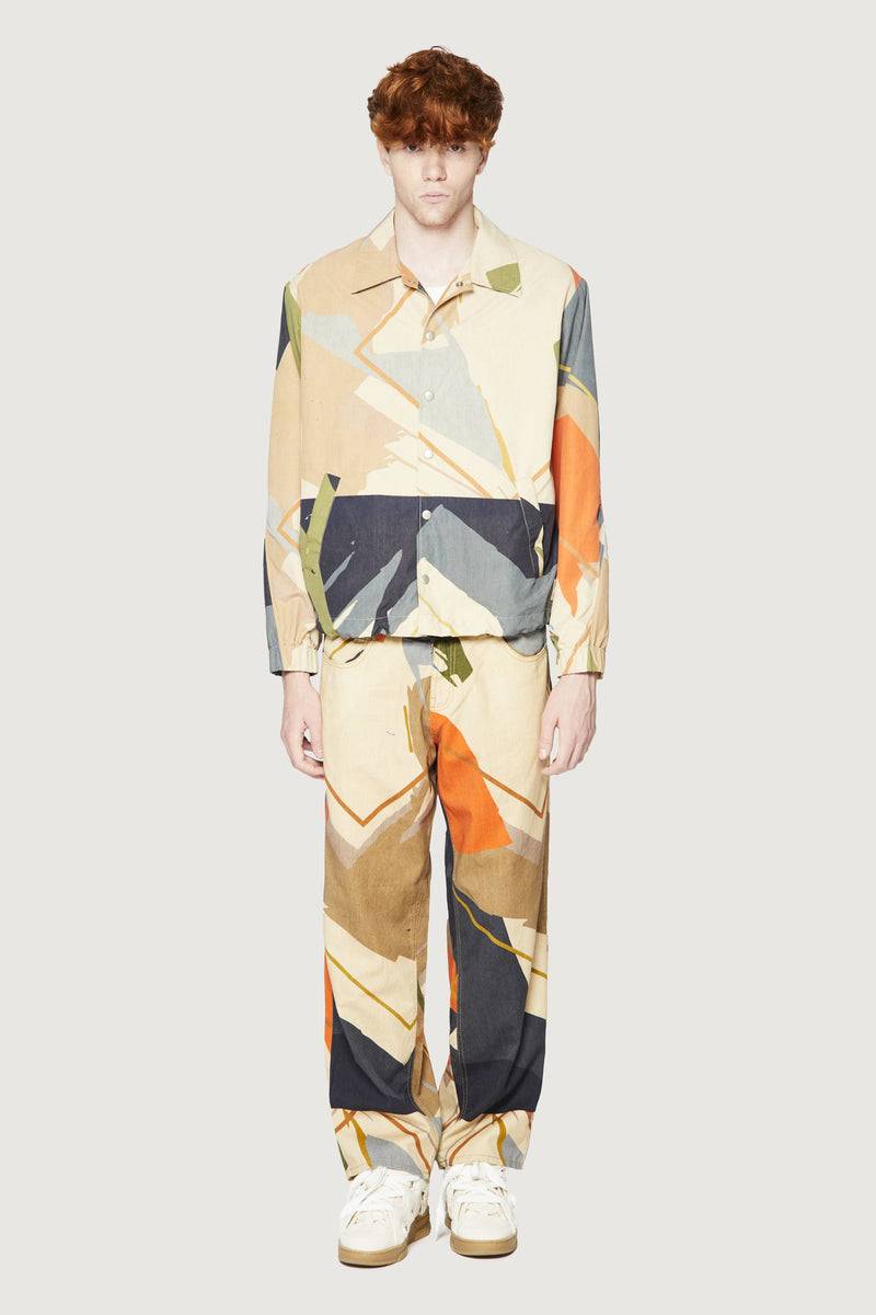 Paura CARA COACH JACKET SAND CAMO