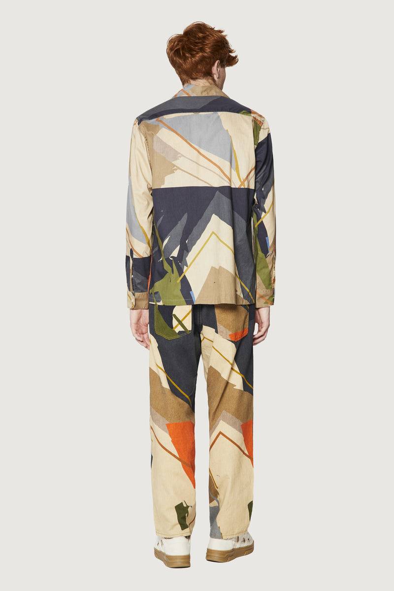 Paura AUSTIN SHIRT SAND CAMO Online