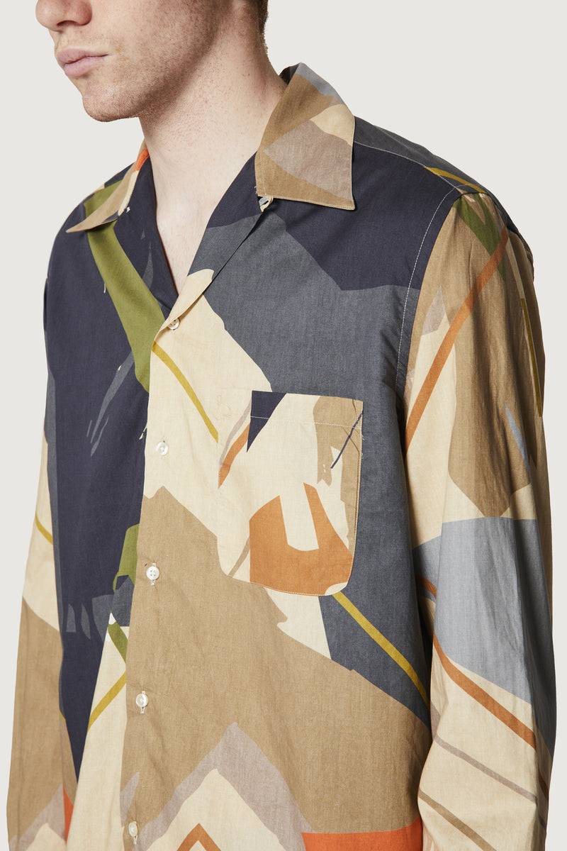 Paura AUSTIN SHIRT SAND CAMO Online
