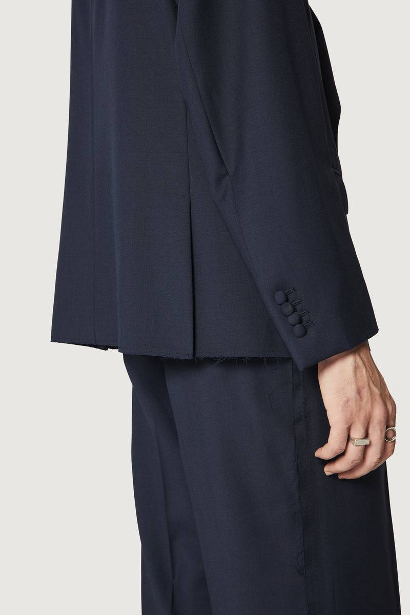 Paura CASSEL DOUBLEBREASTED SUIT JACKET DARK BLUE In Vendita