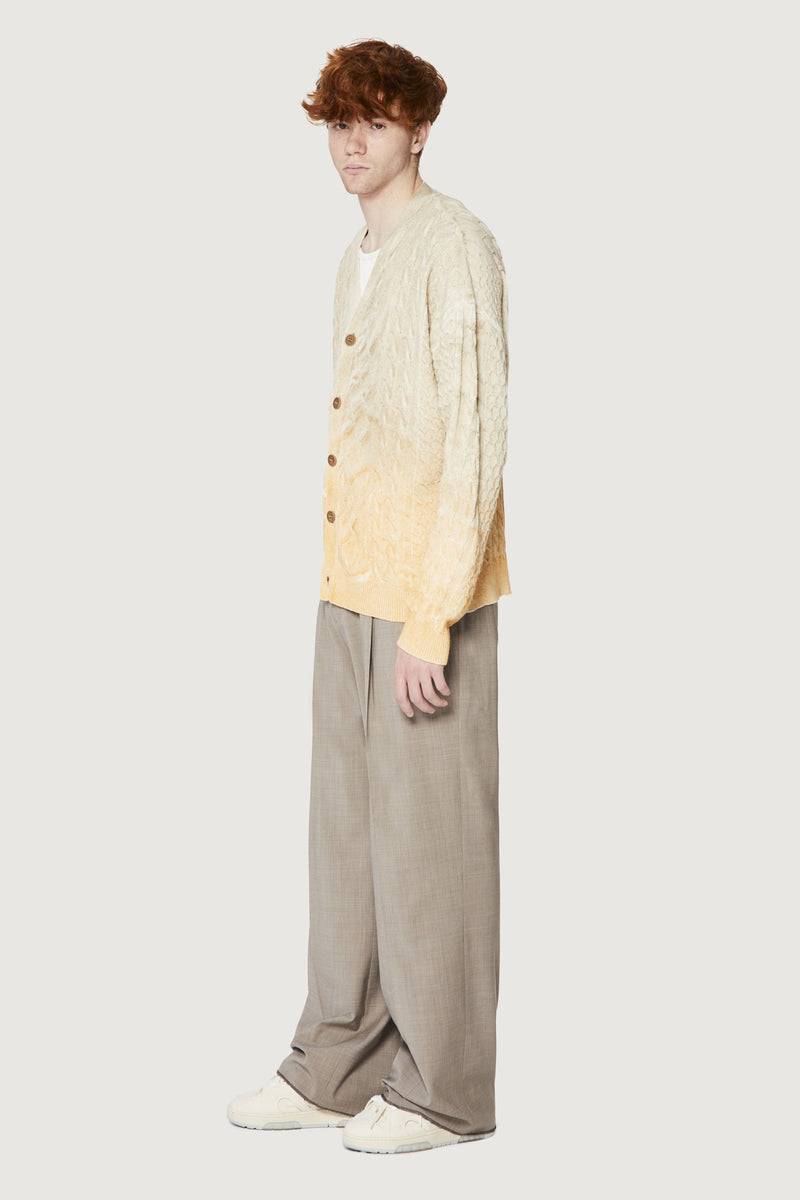 Paura CLARK CARDIGAN CREAM/ORANGE Saldi