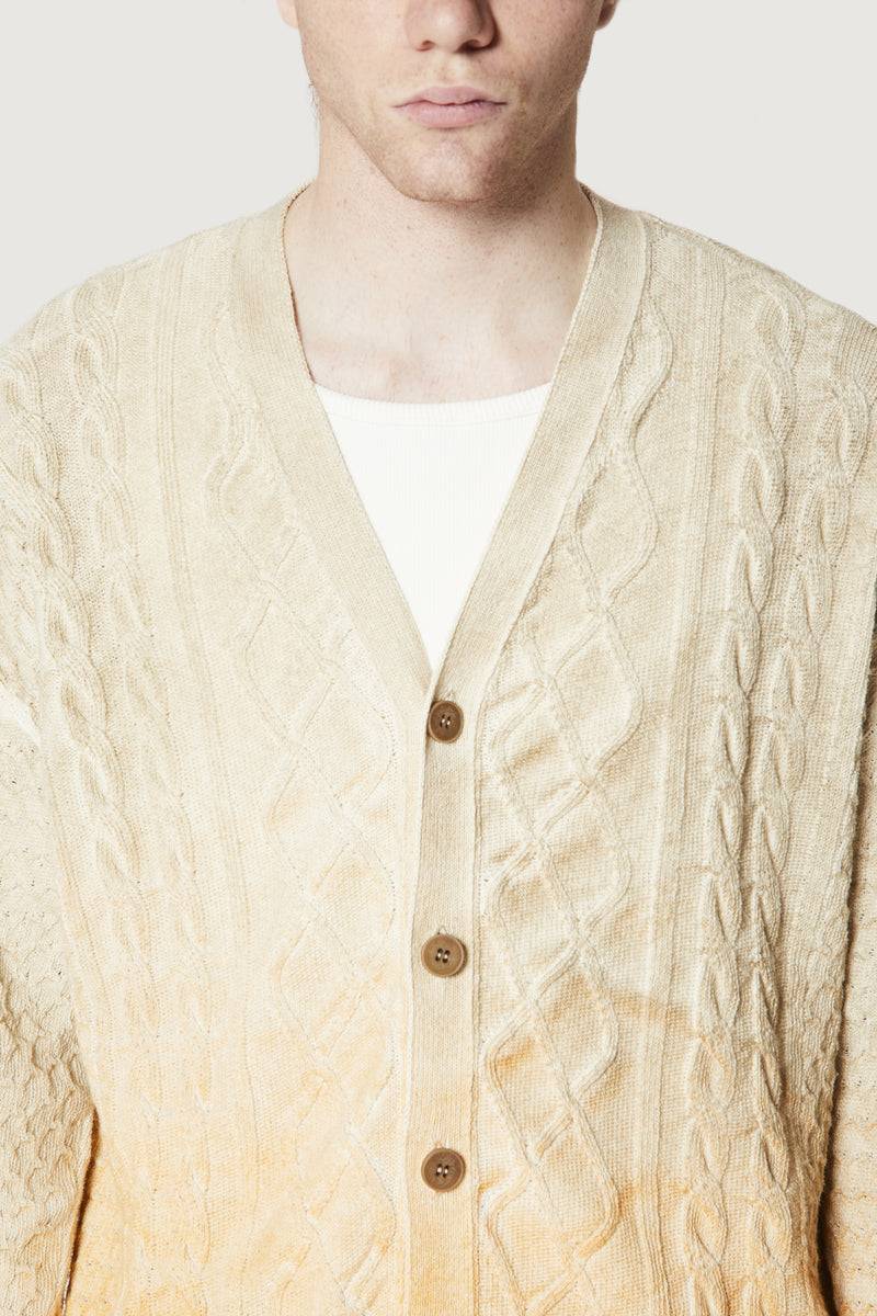 Paura CLARK CARDIGAN CREAM/ORANGE Saldi