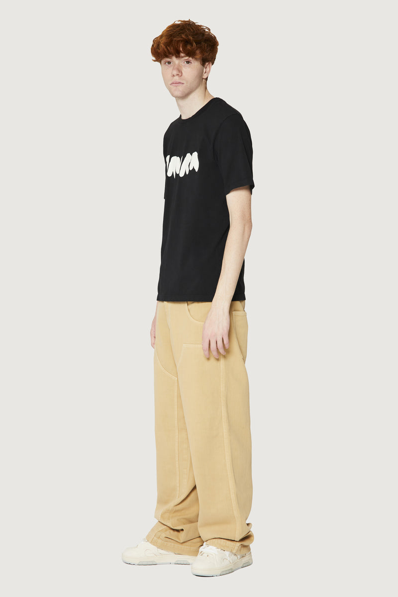 Paura COSTA OVERSIZED T-SHIRT BOLD LOGO BLACK Offerte