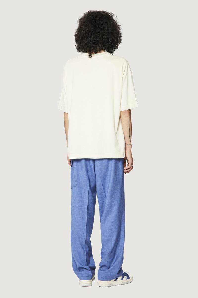Paura COSTA OVERSIZED T-SHIRT COSMIC LOGO OFF-WHITE Saldi Di Fabbrica