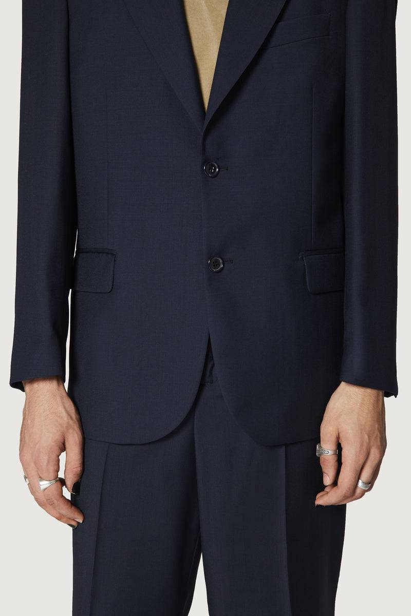 Paura CREW SINGLEBREASTED SUIT JACKET DARK BLUE Offerte speciali