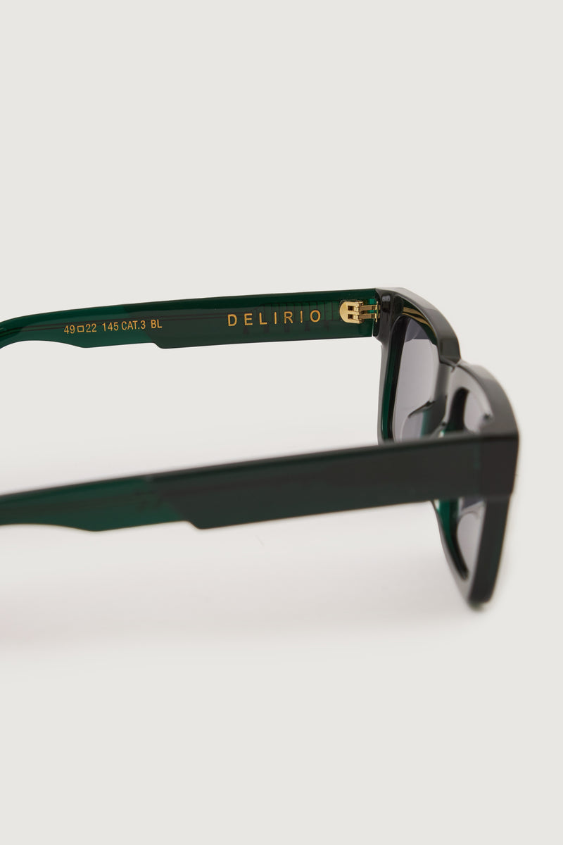 Paura DELIRIO SUNGLASSES BLACK GREEN/GREY LENS Nuova