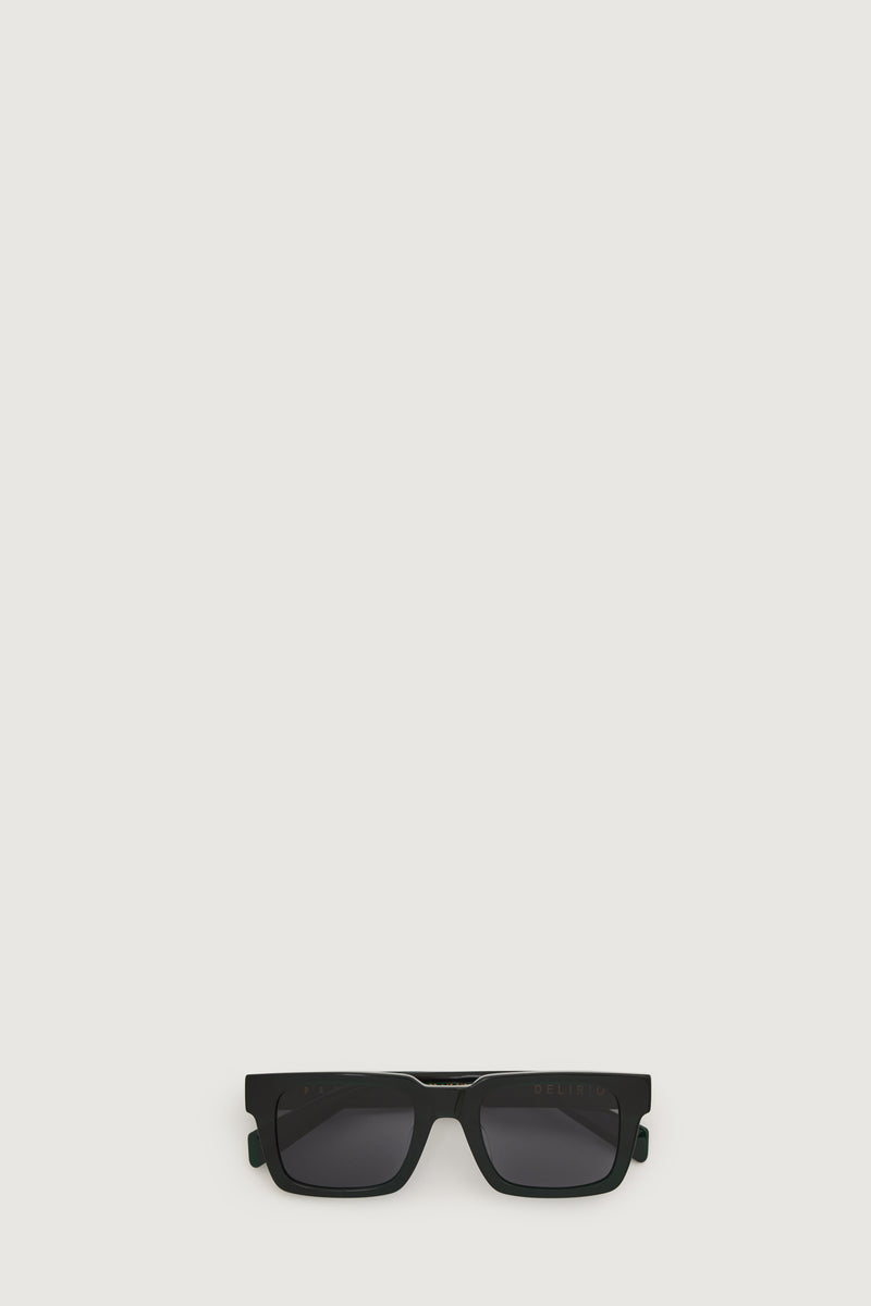 Paura DELIRIO SUNGLASSES BLACK GREEN/GREY LENS Nuova