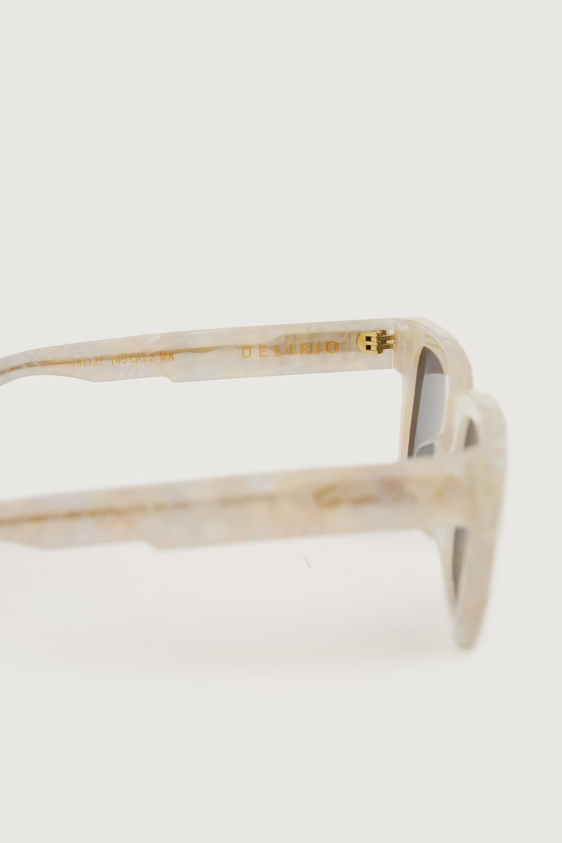 Paura DELIRIO SUNGLASSES PEARL/GREY LENS Italy