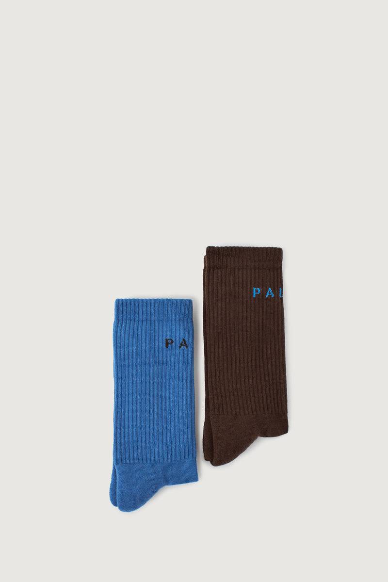 Paura ZEO SOCKS BI-PACK SKY BLUE/ CHOCOLATE Soddisfazione Garantita