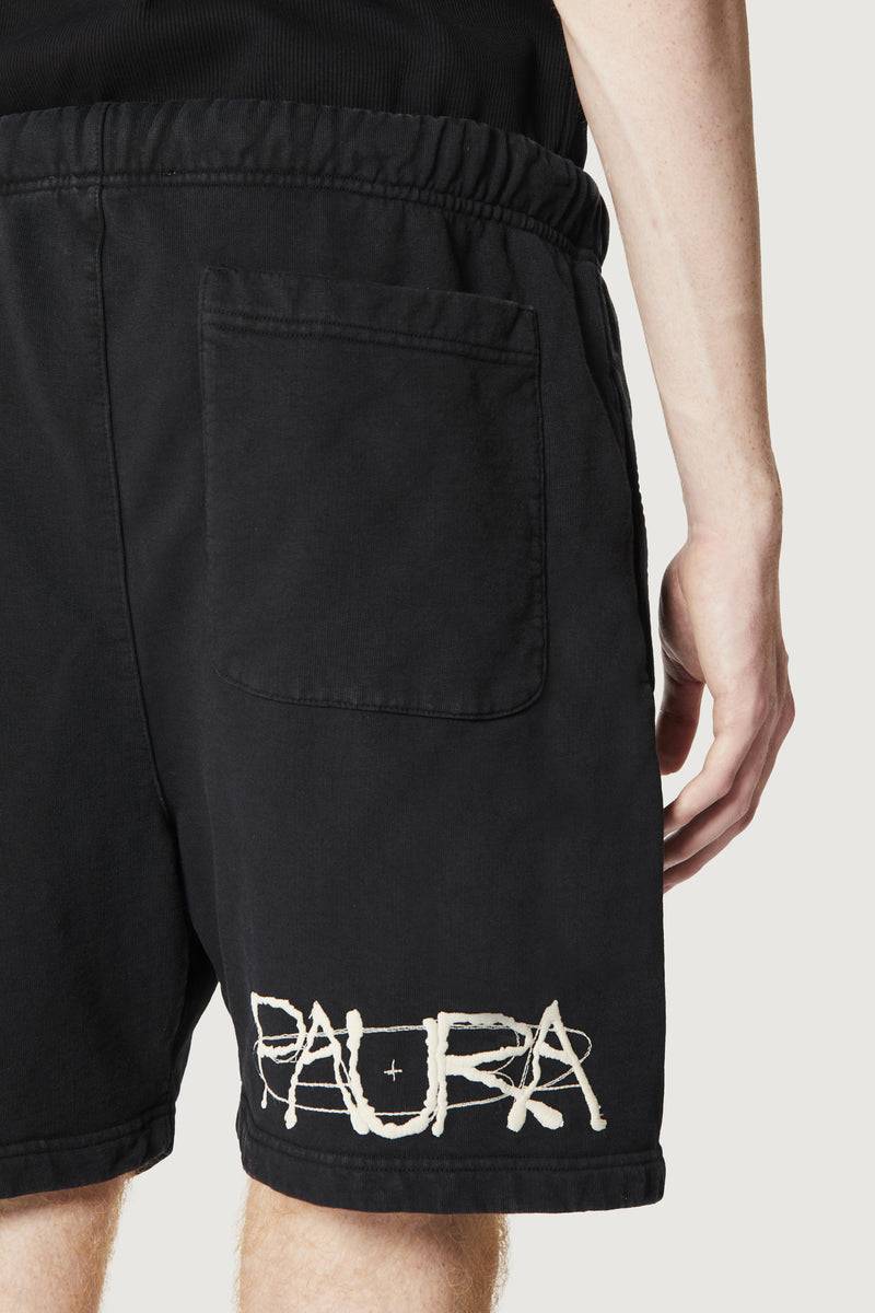 Paura FILIPPO SHORTS COSMIC LOGO BLACK Consegna Veloce