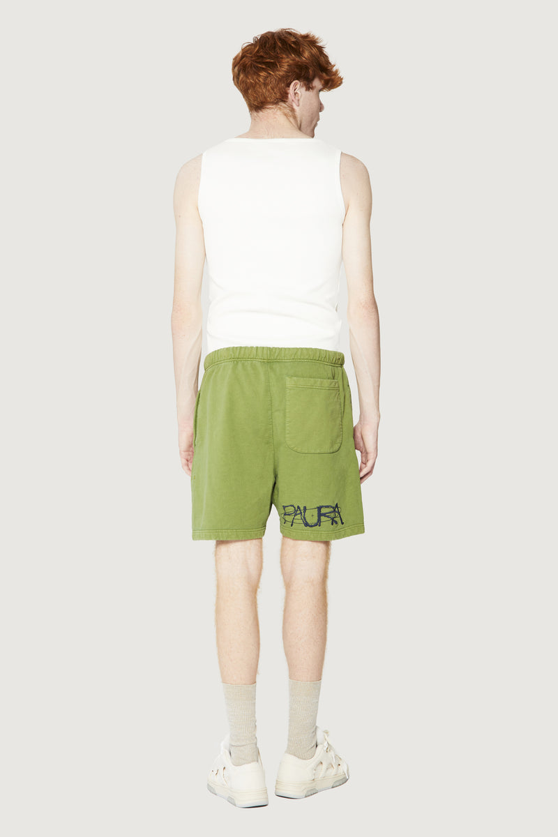 Paura FILIPPO SHORTS COSMIC LOGO GREEN Promozione Limitata