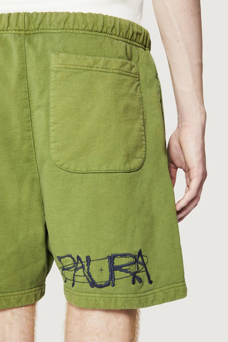 Paura FILIPPO SHORTS COSMIC LOGO GREEN Promozione Limitata