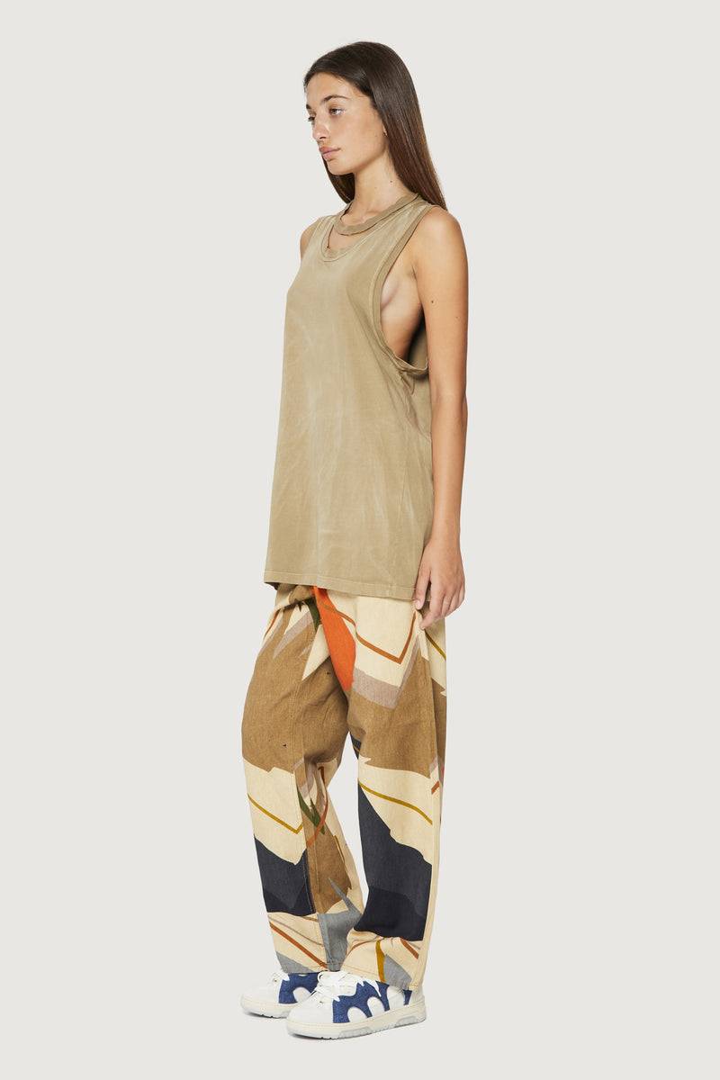 Paura HUGO TANK TOP MUD Convenienza