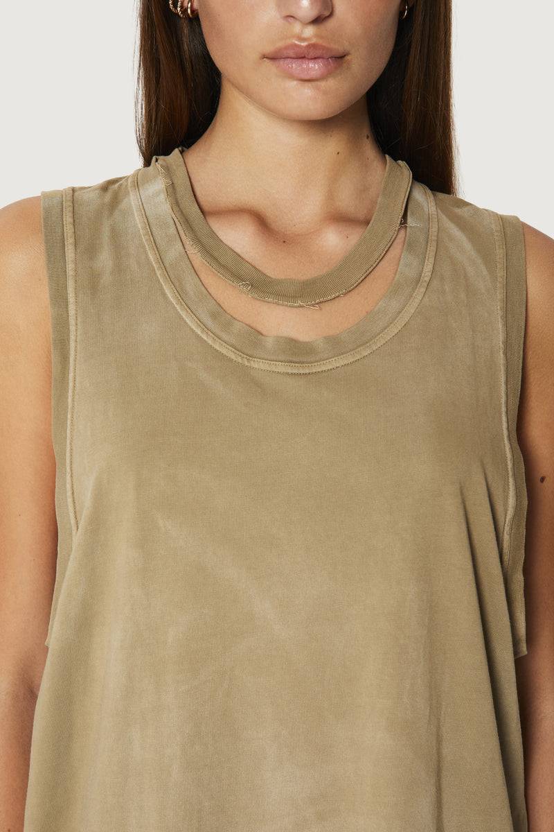 Paura HUGO TANK TOP MUD Convenienza