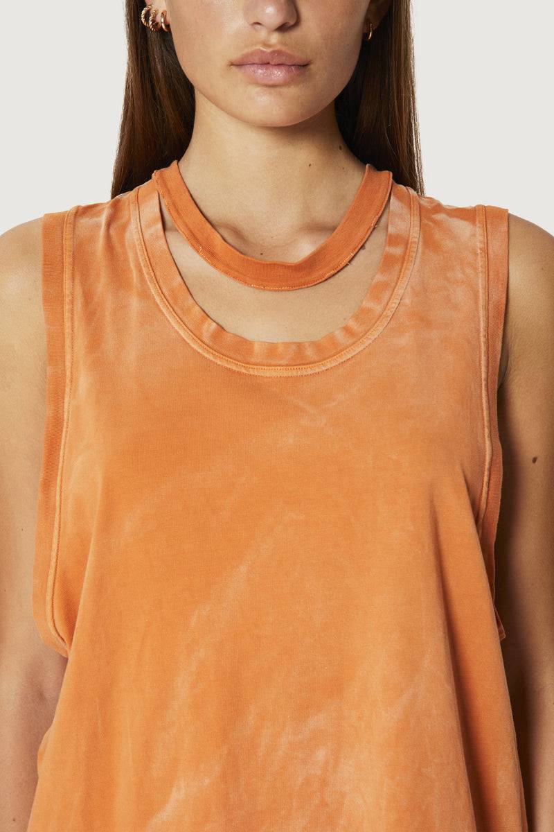 Paura HUGO TANK TOP ORANGE Novità
