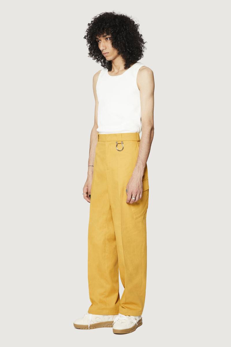 Paura JONIS CLASSIC PANTS OCHER Economico
