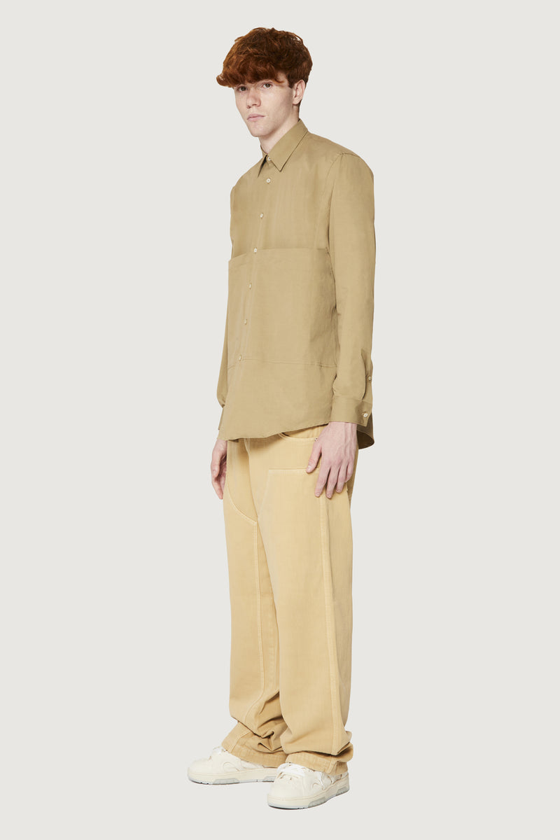 Paura KONIA OVERSIZED SHIRT MUD Vendite Flash
