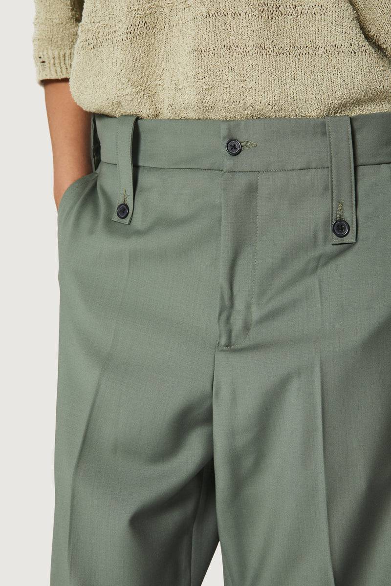 Paura KYROS CLASSIC PANTS SAGE Nuova