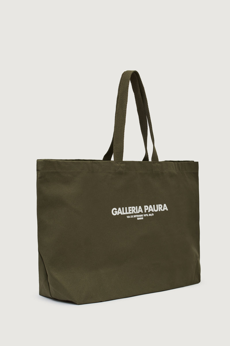 Paura NORA TOTE BAG MILITARY GREEN 2025