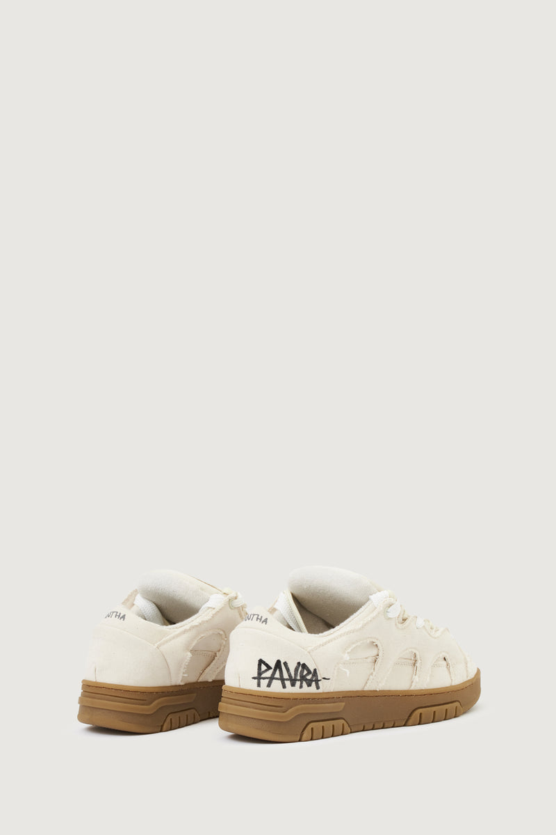Paura SANTHA X PAURA MODEL 1 - OFF WHITE DESTROYED Consegna Veloce