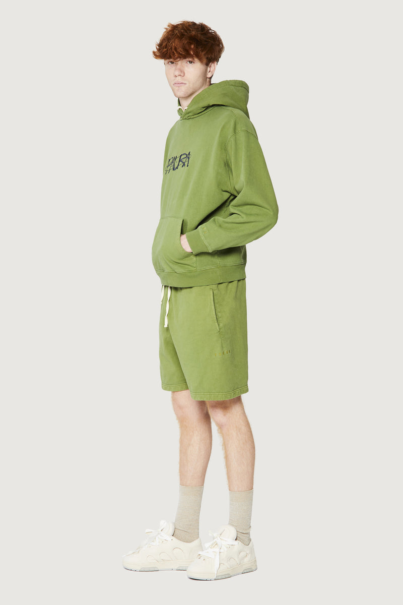 Paura SANTI HOODIE SWEATSHIRT COSMIC LOGO GREEN Fino Al -60%