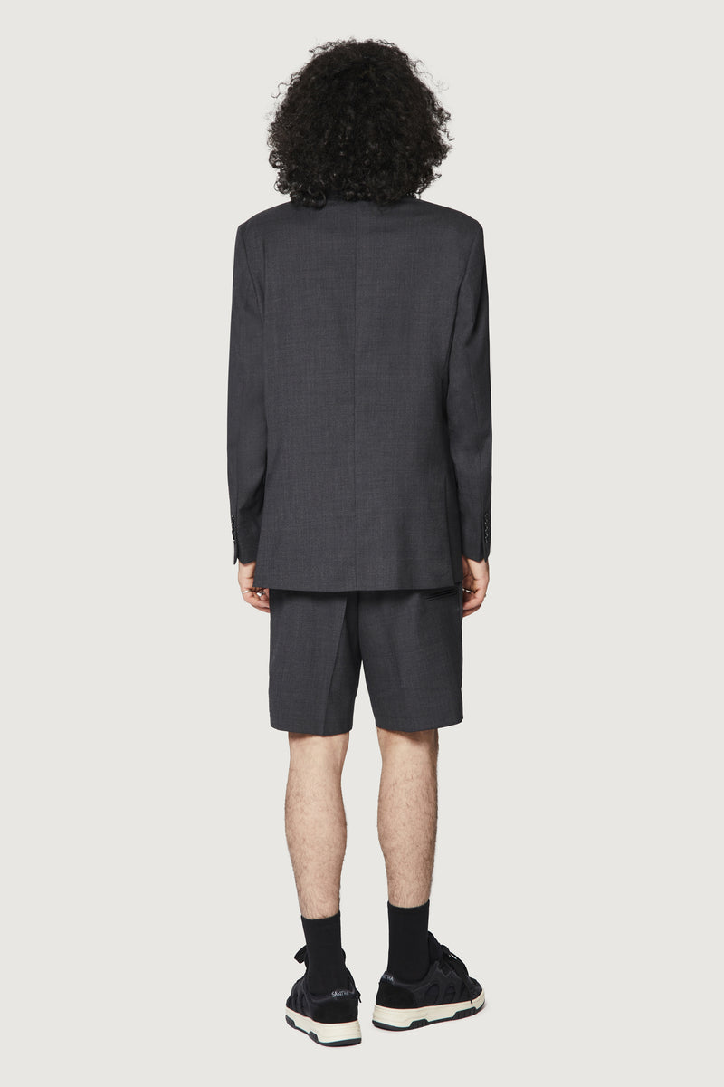 Paura THOM DOUBLEBREASTED SUIT JACKET BLACK Prezzo Ridotto