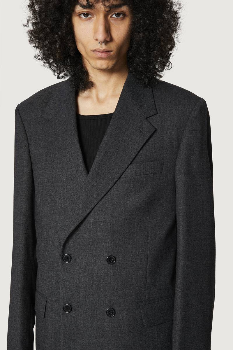 Paura THOM DOUBLEBREASTED SUIT JACKET BLACK Prezzo Ridotto