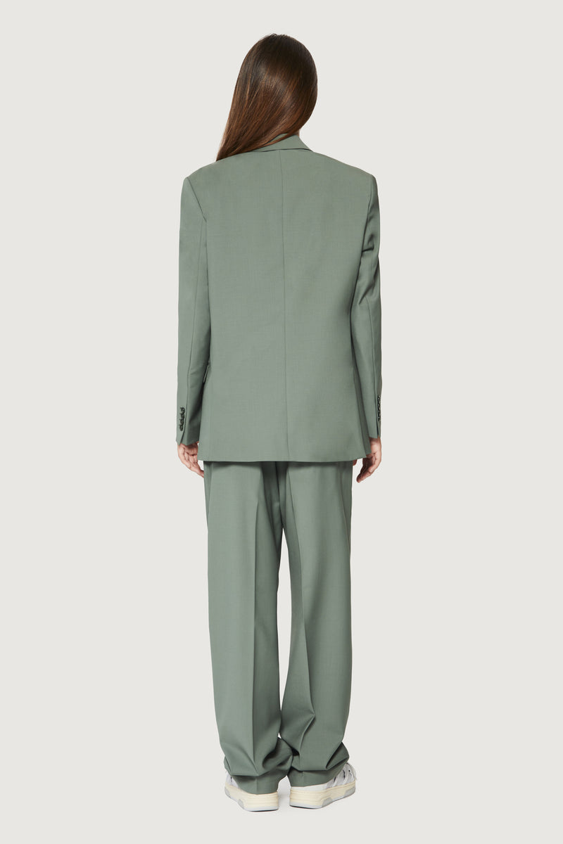 Paura THOM DOUBLEBREASTED SUIT JACKET SAGE Sottocosto