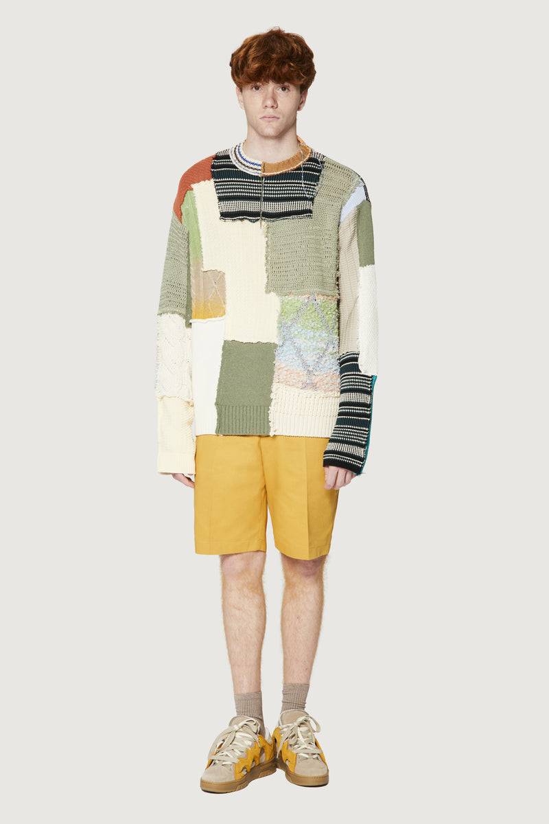Paura UTOPIA PATCHWORK SWEATER MULTICOLOR Novità